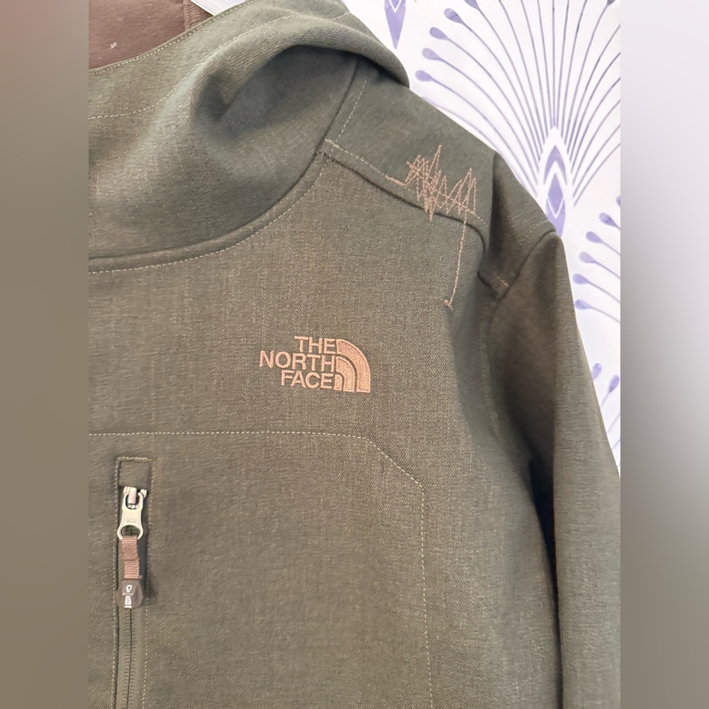The North Face Cryptic Olive Hooded Jacket Mens size large - Picture 2 of 9